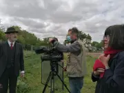 Robin Renucci tourne à Saint-Hilaire-la-Palud pour le docufiction 