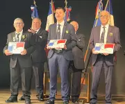 Transmission de mémoire : trois nouveaux porte-drapeaux honorés au Fleix