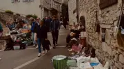 Vide-greniers à Compeyre : un succès malgré le vent