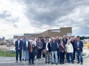 Visite du chantier du complexe intergénérationnel du Pays foyen