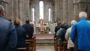 Visite pastorale de l'évêque à Langogne : partage et convivialité