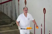 Visite privée du prince Edward à Pau pour le jeu de paume