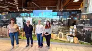 Vitrine immersive sur les farines du Moulin de Colagne à Mende