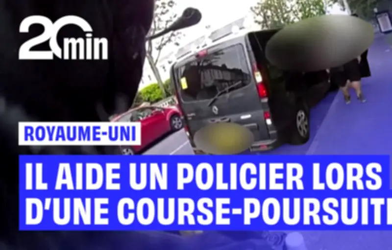 Royaume-Uni : un conducteur aide la police lors d'une course-poursuite
