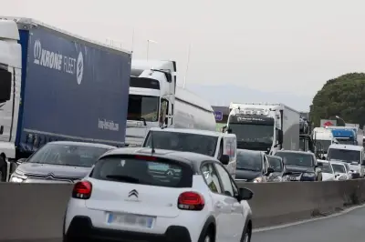 Accident sur l'A8 : bouchon géant après Monaco, 14 km de ralentissement