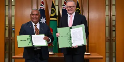 Australie et Vanuatu signent un accord anti-base étrangère