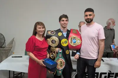 Boxeur niçois Adam Ashkapov : cinq ceintures en cinq mois, la fierté d'un père