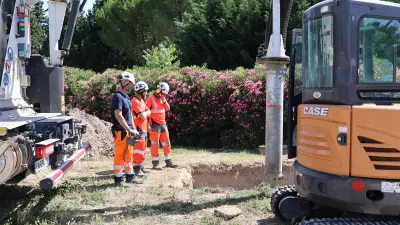 Canicule : ouvriers du BTP sans eau, le système D en action