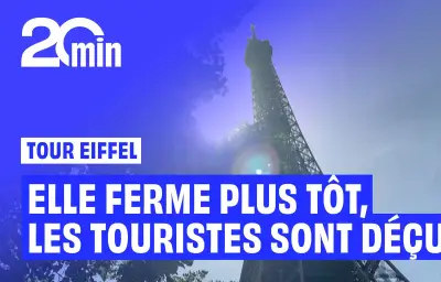 Canicule à Paris : la Tour Eiffel ferme plus tôt, les touristes déçus