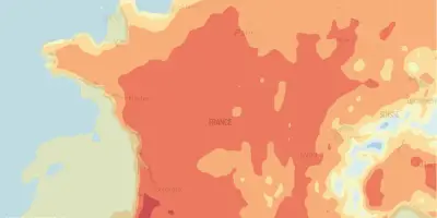 Canicule : visualisez l'évolution des températures en France