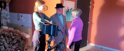 Cinéma au lycée d'Alès : 60 jeunes tournent avec des seniors