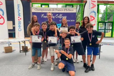 Collège Stanislas Cannes : champion de France d'échecs après un parcours parfait