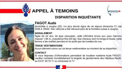 Disparition d'Aude, 44 ans : battue citoyenne organisée dans le Doubs