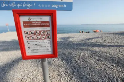 Fermeture temporaire de la baignade à Cagnes-sur-Mer pour non-conformité bactériologique