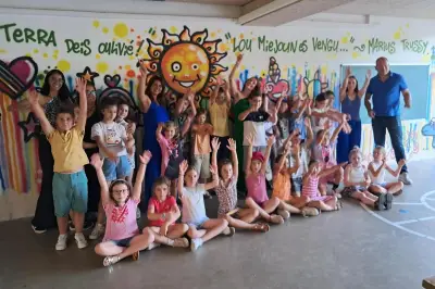 Fin d'année scolaire animée à Lorgues : fresques, dictionnaires et défis sportifs