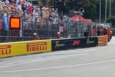 GP Monaco interrompu : problème de bitume, drapeau rouge déployé