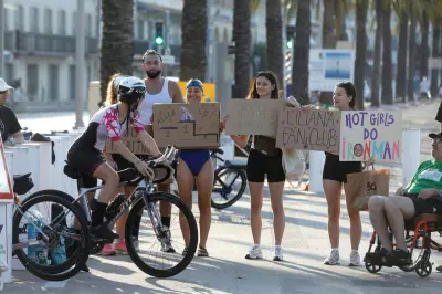 Ironman de Nice annulé : des centaines de triathlètes ont couru quand même