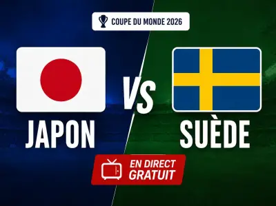 Japon-Suède : chaînes gratuites pour regarder le match