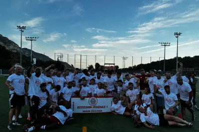 L'AS Monaco Rugby promue en Fédérale 1 après un 38-0 éclatant