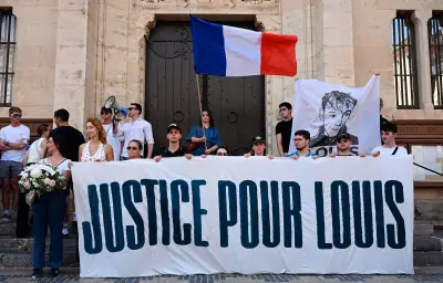 Marche identitaire à Narbonne après la mort de Louis, 17 ans