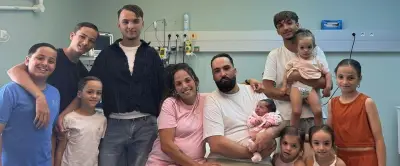 Naissance exceptionnelle : une maman accouche de son 10e enfant à Sète