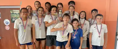 Natation : les jeunes d'Alès brillent aux Interclubs benjamins