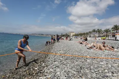Nice : 10 plages équipées de cordes pour sortir de l'eau plus facilement