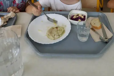 Pourquoi les écoliers d'Entrevaux mangent des pique-niques à la cantine