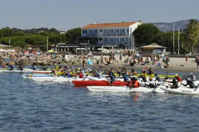 Test concluant pour la course de pirogues V6 à La Seyne