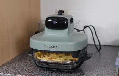 Test de l'air fryer Dreame : design modulaire et cuisson saine