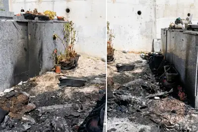 Vallauris : une voiture en flammes dévale une pente et endommage des tombes