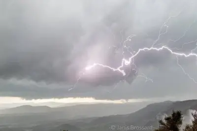 Var en vigilance orange aux orages : vent jusqu'à 90 km/h et grêle attendus
