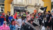 3e édition de la course à la brouette à Florensac le 14 juillet
