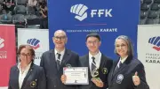 Anthonin Laval, 15 ans, meilleur jeune arbitre national de karaté