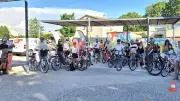 Balade à vélo pour découvrir la nouvelle voie verte à Rodilhan