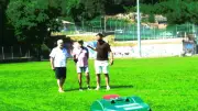Bessèges : une tondeuse robot pour la pelouse du stade
