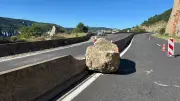 Éboulement à Millau : un rocher bloque la route vers La Cavalerie