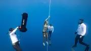 Brigitte Banégas championne de France d'apnée en immersion libre