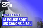 Canicule à Berlin : la police utilise des canons à eau pour rafraîchir les habitants