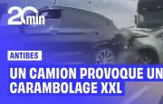 Carambolage spectaculaire à Antibes : 20 véhicules, 37 blessés légers