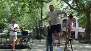 Cirque et animations au Colombier à Génolhac avec L'Hirondelle et La semeuse