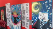 Claks transforme les mots en œuvres monumentales au collège Claude-Chappe