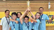 Collège de la Galaberte : les benjamins champions du Gard de badminton