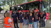 Collégiens de Beaucaire formés aux bons réflexes dans les bus scolaires