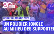 Coupe du monde 2026 : un policier américain jongle avec des supporters écossais