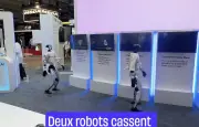 Deux robots dansent et cassent des écrans au salon VivaTech, buzz sur TikTok