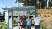 Distributeur automatique de produits frais à la ferme Ressouche à Montrodat