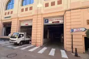 Fermeture du parking de la place d'Armes à Monaco pour travaux