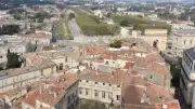 Festival d'architecture, café linguistique, place du Taf à Montpellier