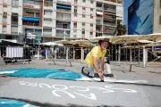 Festival de street painting à Toulon : l'océan s'invite sur le port jusqu'à samedi
